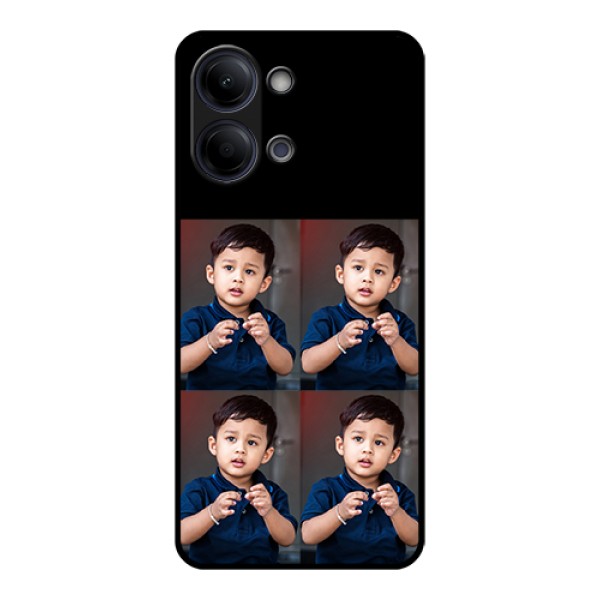 Vivo Y11 5G Custom Glass Phone Case - 4 Image Holder Design