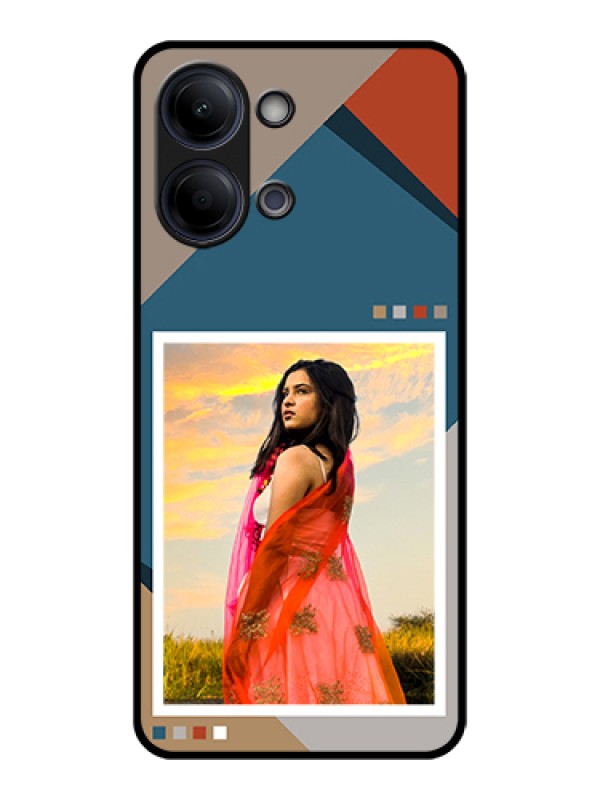 Custom Vivo Y11 5G Custom Glass Phone Case - Retro Color Pallet Design