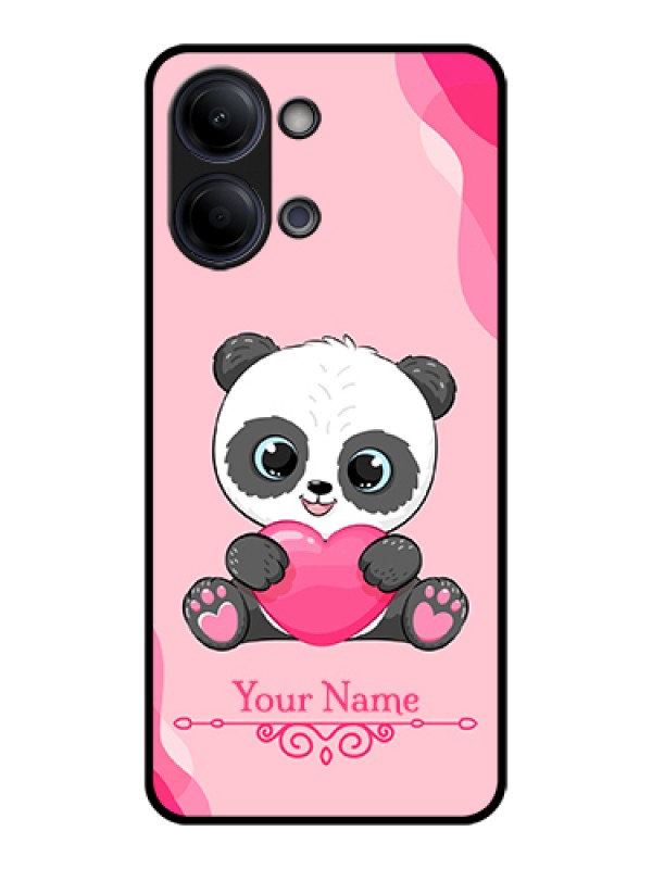 Custom Vivo Y11 5G Custom Glass Phone Case - Cute Panda Design