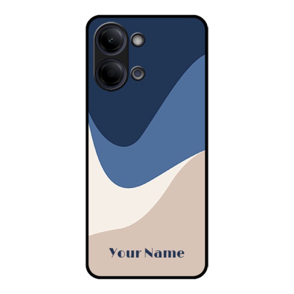 Vivo Y11 5G Custom Glass Phone Case - Abstract Drip Art Design