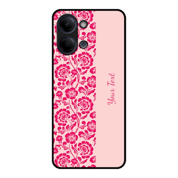 Vivo Y11 5G Custom Glass Phone Case - Attractive Floral Pattern Design