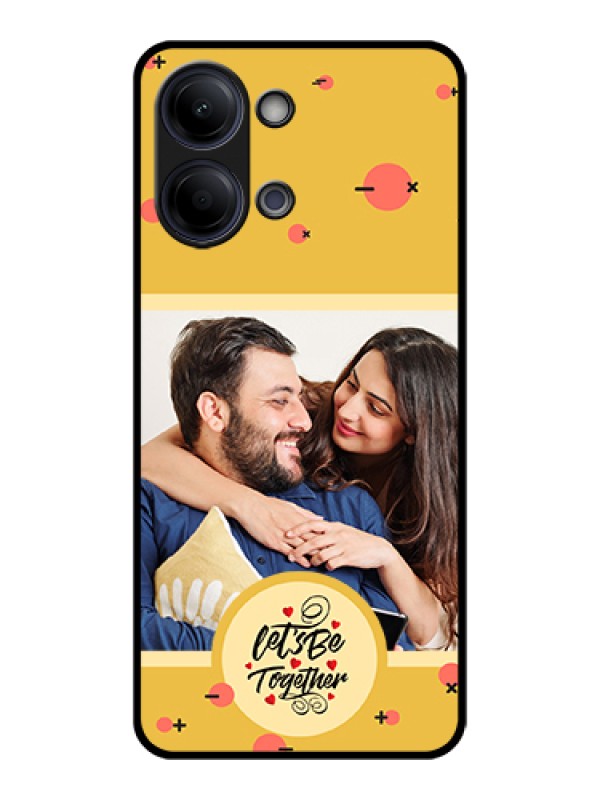 Custom Vivo Y11 5G Custom Glass Phone Case - Lets Be Together Design