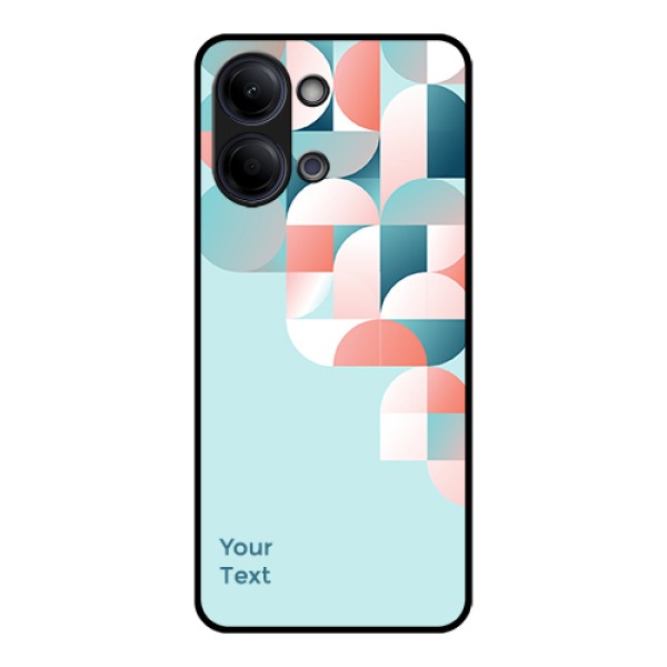 Vivo Y11 5G Custom Glass Phone Case - Stylish Semi - Circle Pattern Design