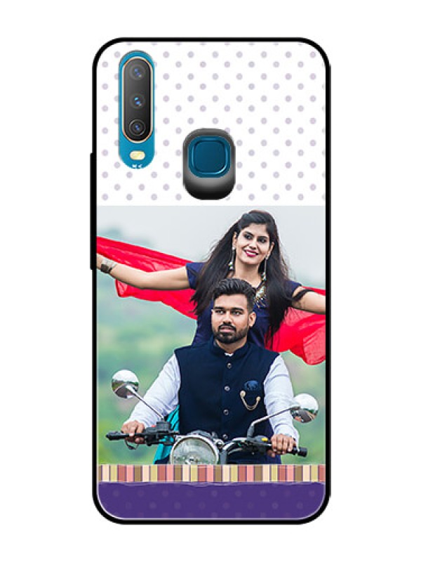 Custom Vivo Y12 Photo Printing on Glass Case  - Cute Family Design
