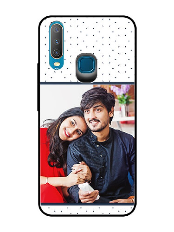 Custom Vivo Y12 Personalized Glass Phone Case  - Premium Dot Design
