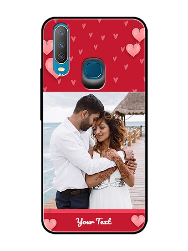 Custom Vivo Y12 Custom Glass Phone Case  - Valentines Day Design