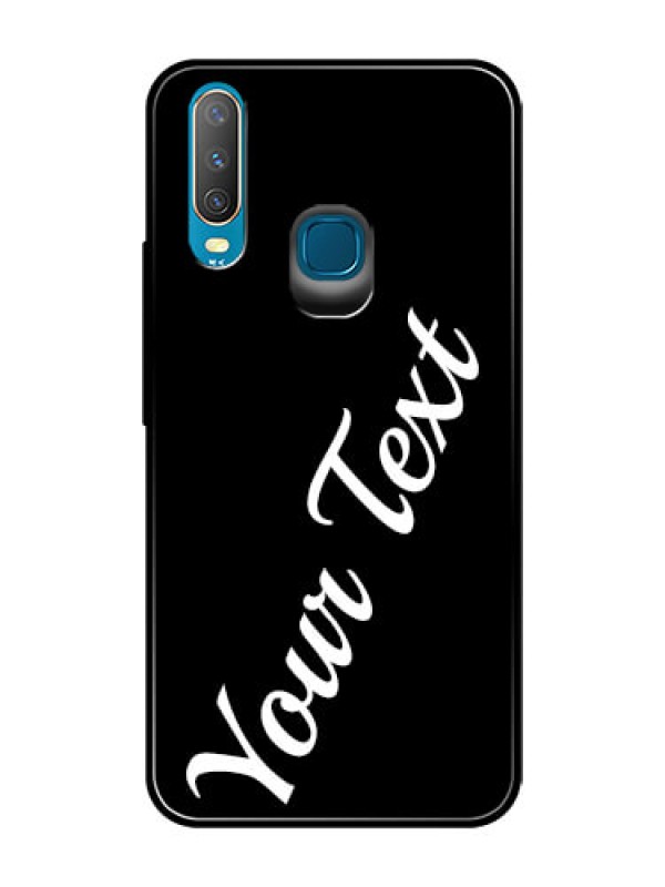 Custom Vivo Y12 Custom Glass Mobile Cover with Your Name