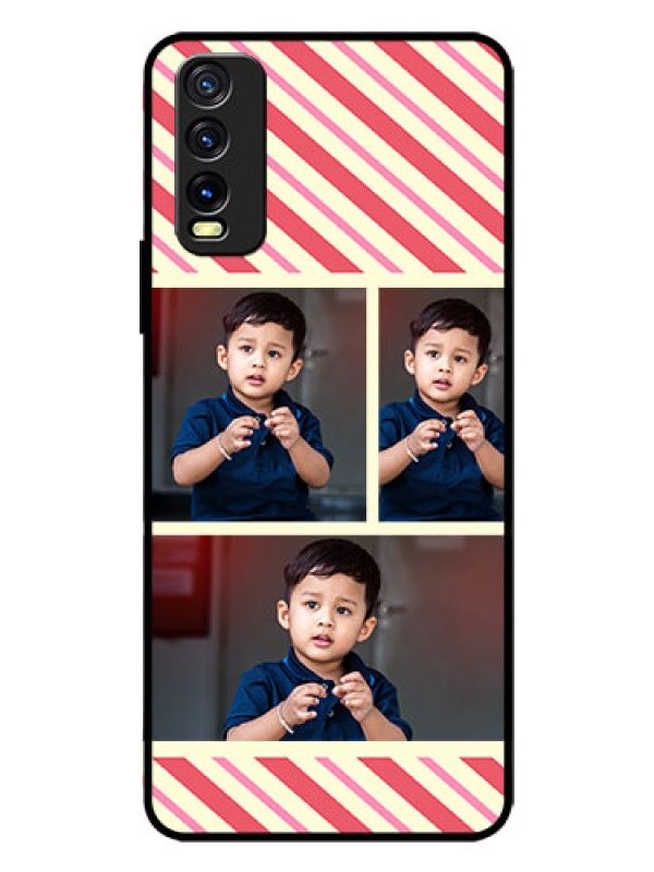 Custom Vivo Y12G Personalized Glass Phone Case - Picture Upload Mobile Case Design