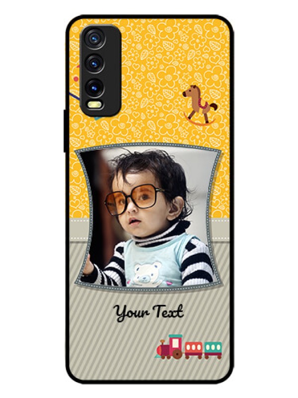 Custom Vivo Y12G Personalized Glass Phone Case - Baby Picture Upload Design