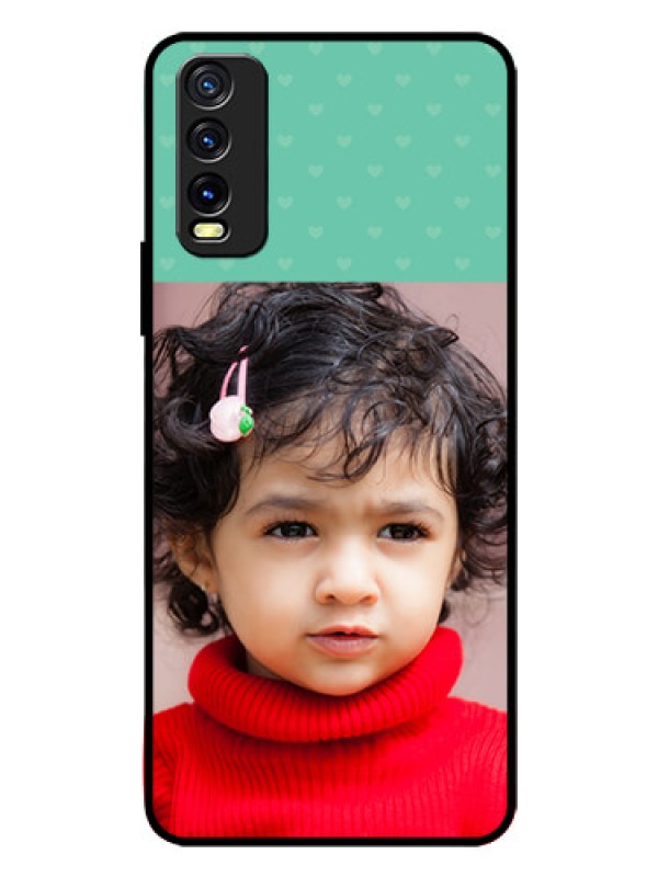 Custom Vivo Y12G Custom Glass Phone Case - Lovers Picture Design