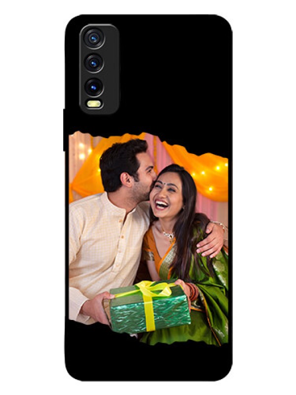Custom Vivo Y12G Custom Glass Phone Case - Tear-off Design