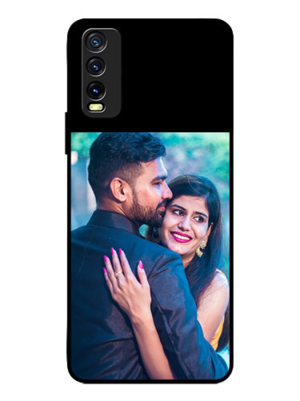 Custom Vivo Y12G Custom Glass Phone Case - Upload Full Picture With Custom Color Design