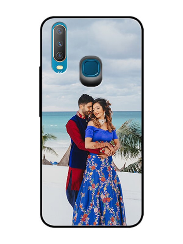Custom Vivo Y15 Photo Printing on Glass Case  - Upload Full Picture Design