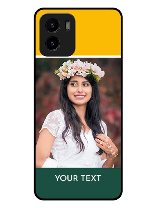 Custom Vivo Y15c Photo Printing on Glass Case - Love You Design