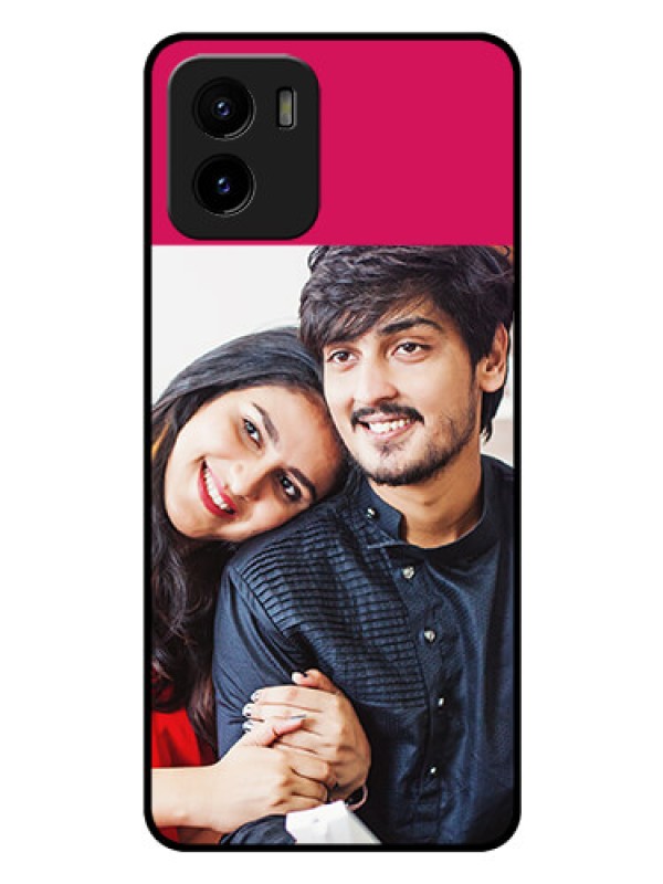 Custom Vivo Y15c Custom Glass Mobile Case - Anniversary Cover Design