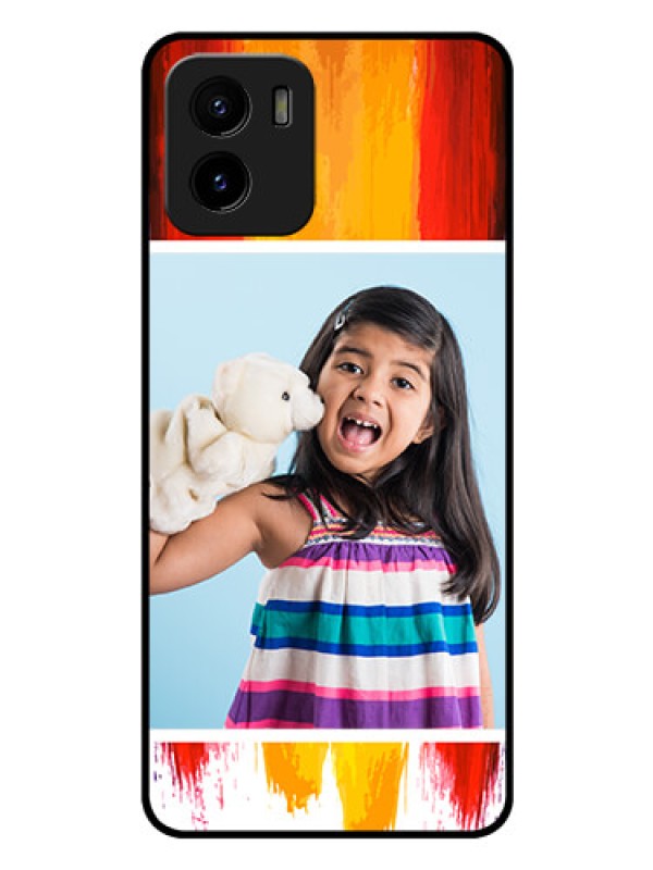 Custom Vivo Y15c Personalized Glass Phone Case - Multi Color Design