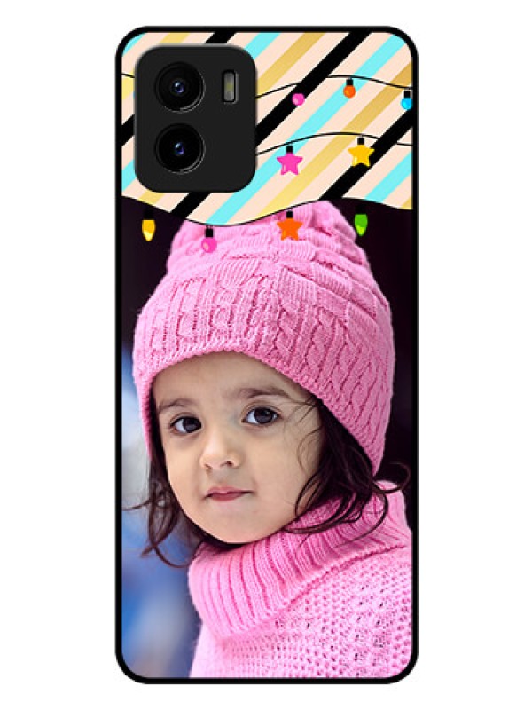 Custom Vivo Y15c Custom Glass Mobile Case - Lights Hanging Design