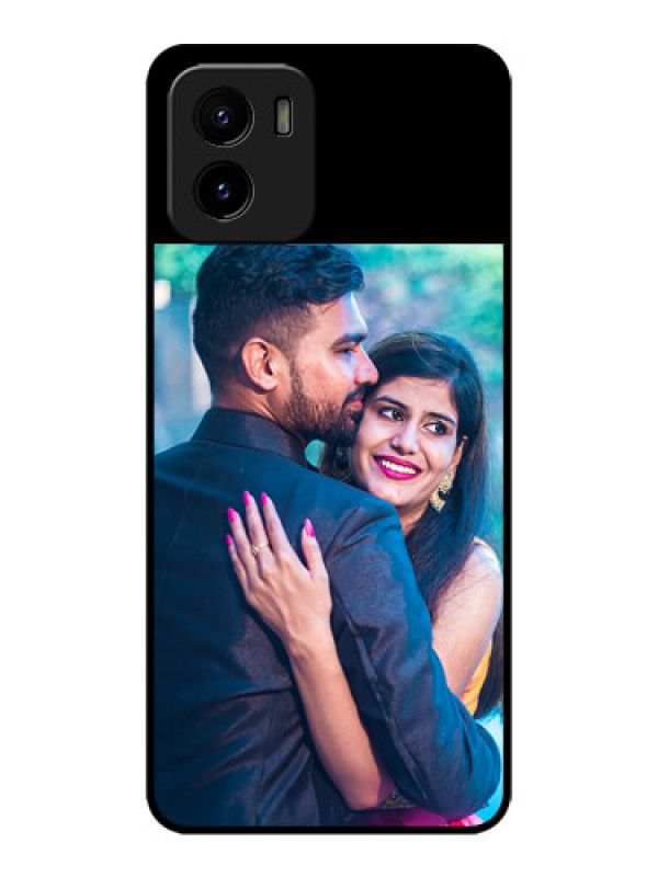 Custom Vivo Y15C Custom Glass Phone Case - Upload Full Picture With Custom Color Design