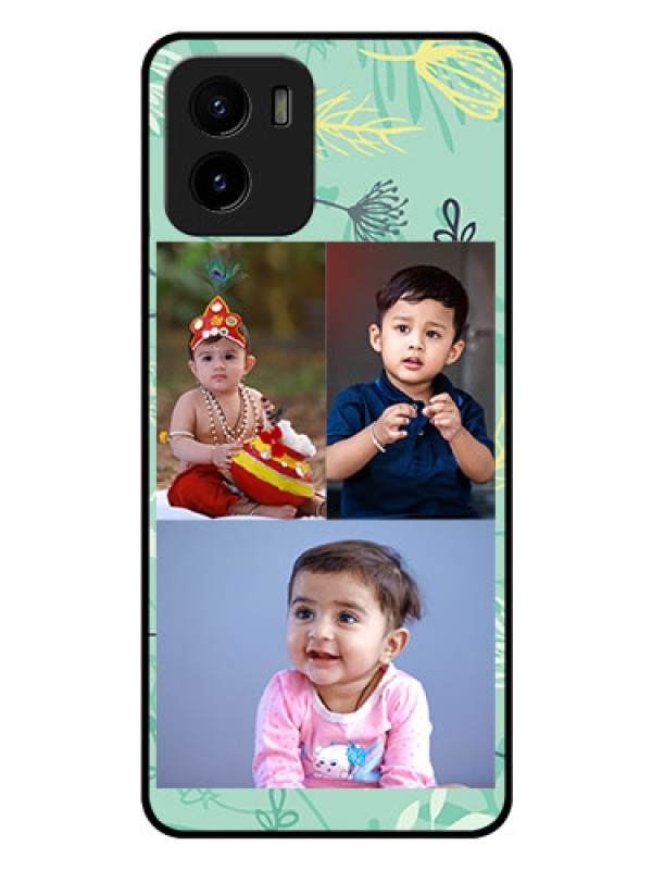 Custom Vivo Y15s Photo Printing on Glass Case - Forever Family Design