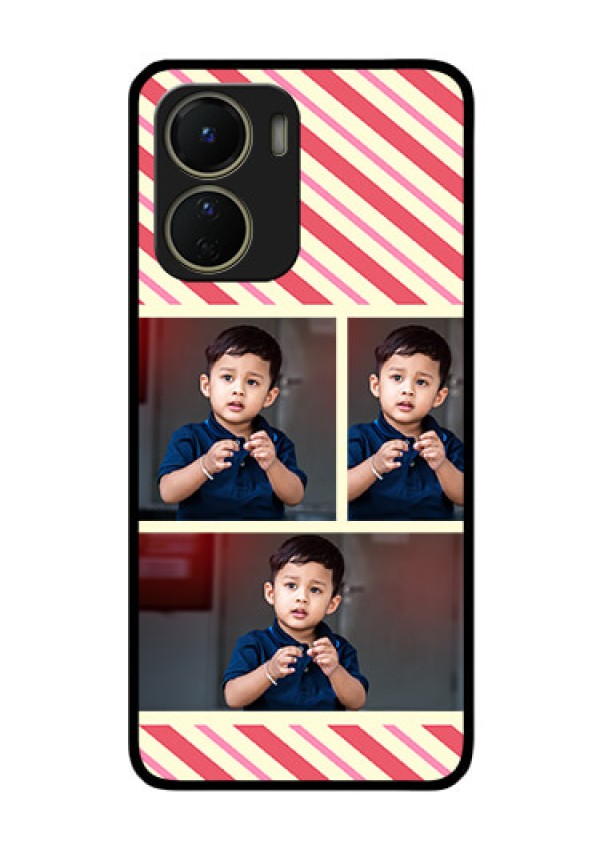 Vivo Y16 Personalized Glass Phone Case - Picture Upload Mobile Case Design