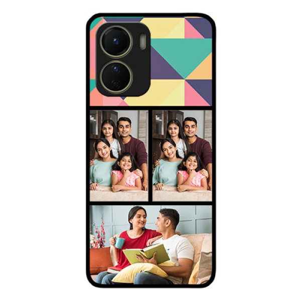 Vivo Y16 Custom Glass Phone Case - Bulk Pic Upload Design