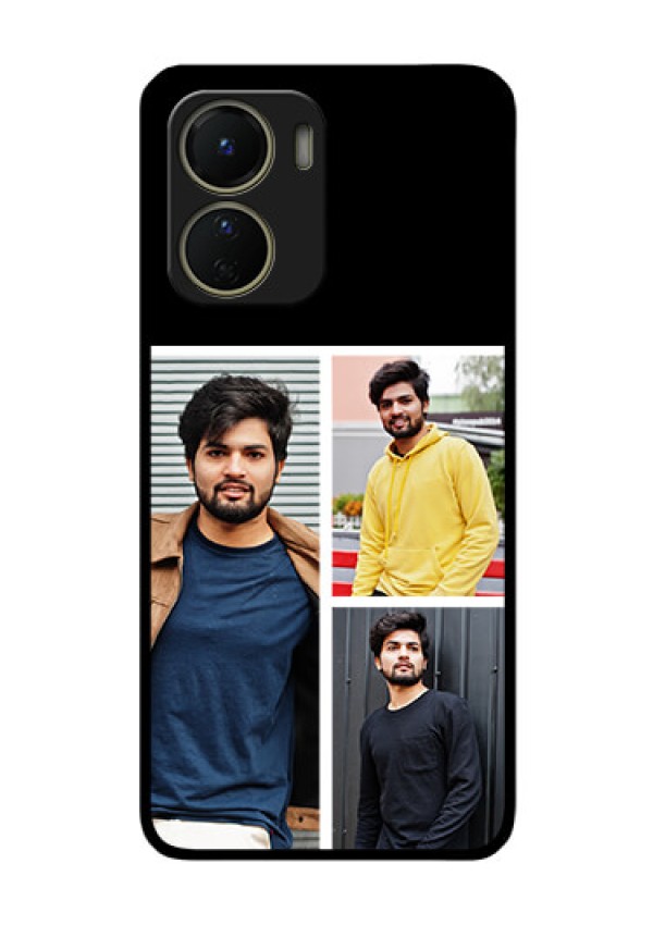 Vivo Y16 Photo Printing on Glass Case - Upload Multiple Picture Design