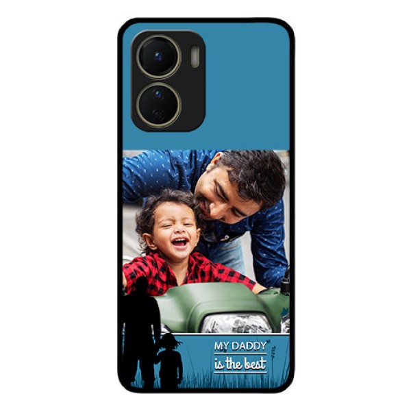 Vivo Y16 Custom Glass Mobile Case - Best dad design
