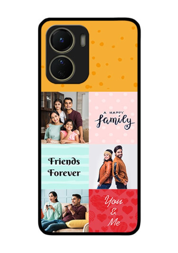 Vivo Y16 Personalized Glass Phone Case - Images with Quotes Design