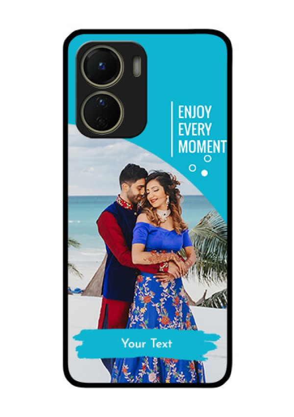 Vivo Y16 Custom Glass Mobile Case - Happy Moment Design