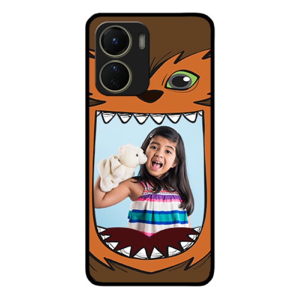 Vivo Y16 Photo Printing on Glass Case - Owl Monster Back Case Design Vivo Y16 Photo Printing on Glass Case - Owl Monster Back Case Design