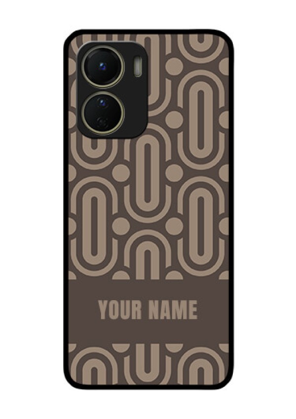 Vivo Y16 Custom Glass Phone Case - Captivating Zero Pattern Design