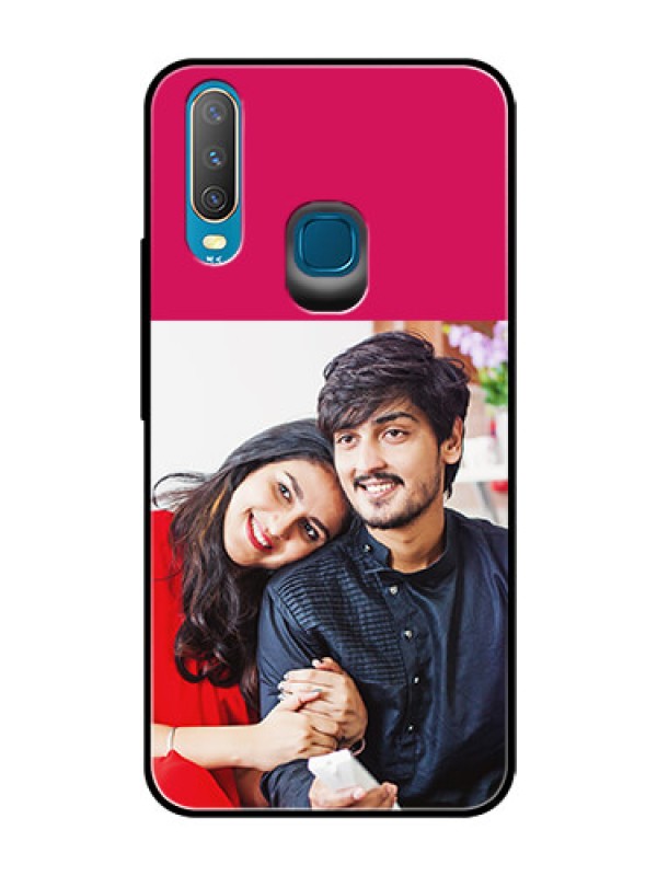 Custom Vivo Y17 Custom Glass Mobile Case  - Anniversary Cover Design