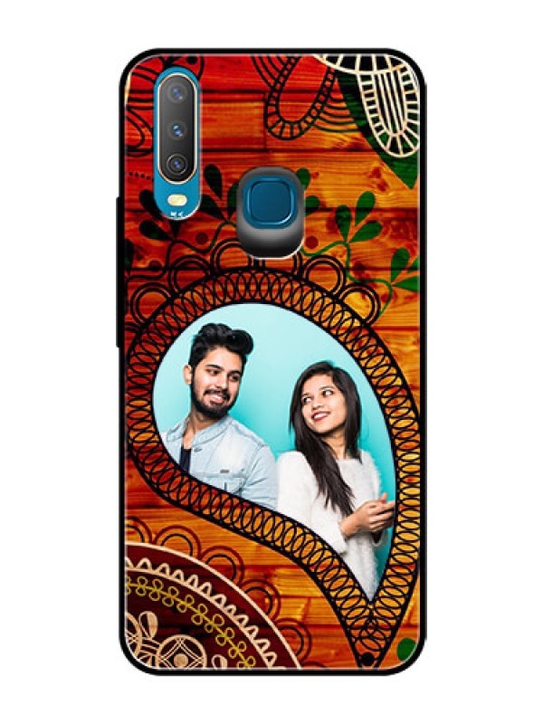 Custom Vivo Y17 Personalized Glass Phone Case  - Abstract Colorful Design