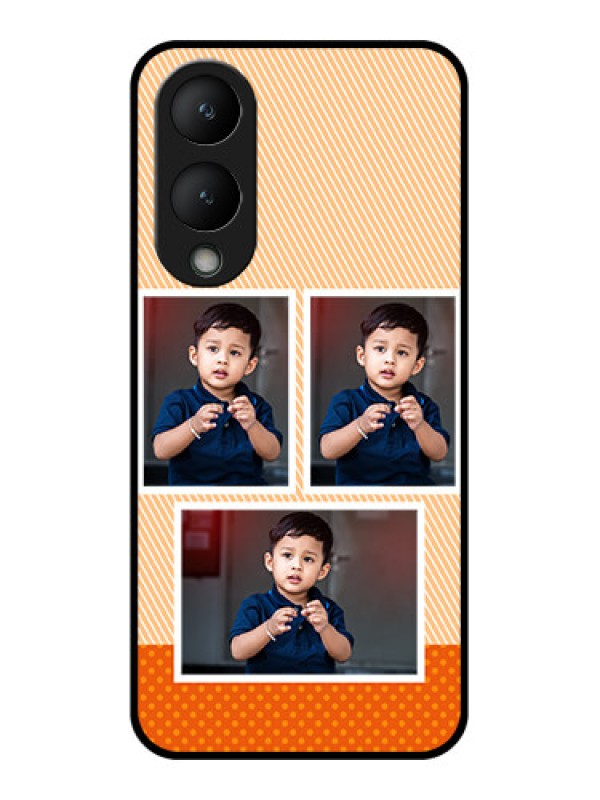 Custom Vivo Y17s Custom Glass Phone Case - Bulk Photos Upload Design
