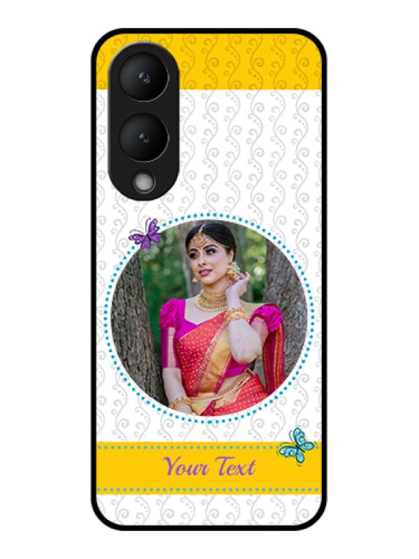 Custom Vivo Y17s Custom Glass Phone Case - Girls Premium Case Design