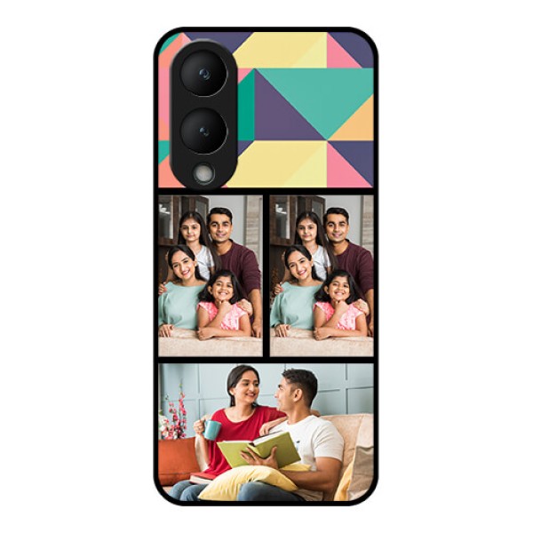 Vivo Y17s Custom Glass Phone Case - Bulk Pic Upload Design