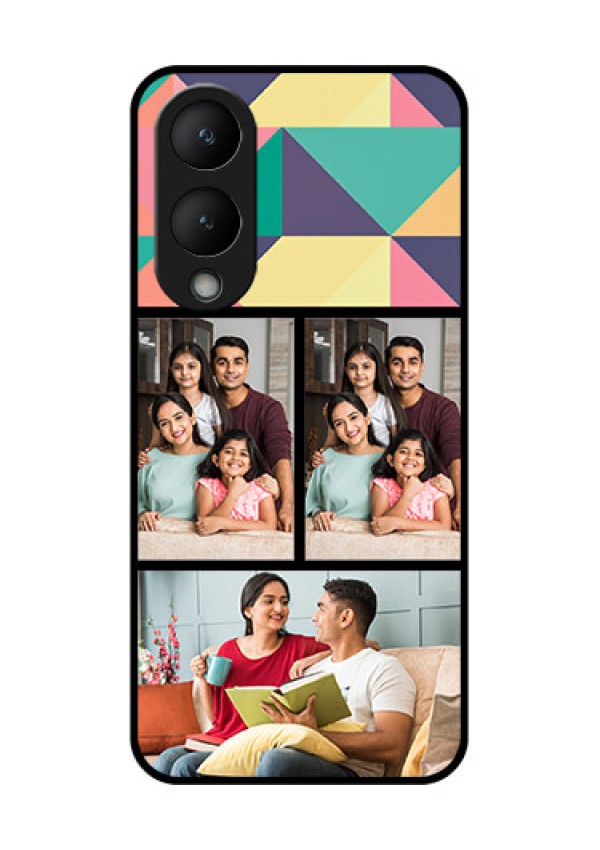 Vivo Y17s Custom Glass Phone Case - Bulk Pic Upload Design