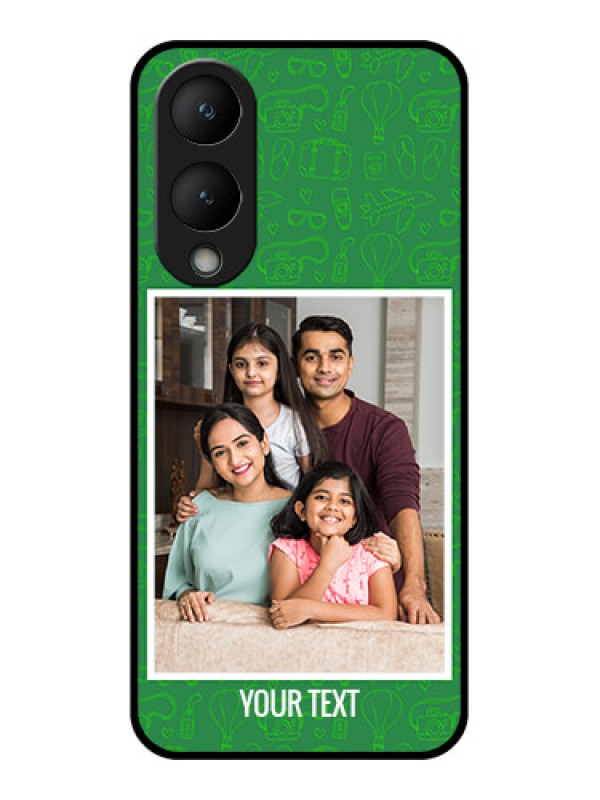 Custom Vivo Y17s Custom Glass Phone Case - Picture Upload Design