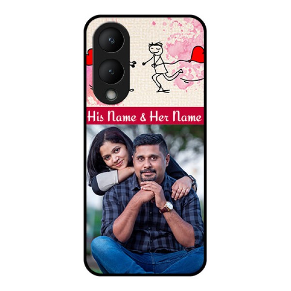 Vivo Y17s Custom Glass Phone Case - You And Me Case Design