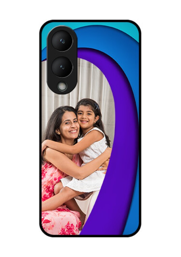Vivo Y17s Custom Glass Phone Case - Simple Pattern Design
