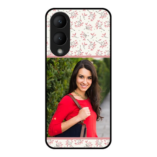 Vivo Y17s Custom Glass Phone Case - Stunning Floral Design
