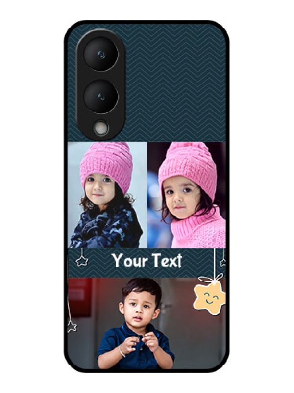 Custom Vivo Y17s Custom Glass Phone Case - Hanging Stars Design