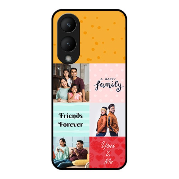 Vivo Y17s Custom Glass Phone Case - Images With Quotes Design