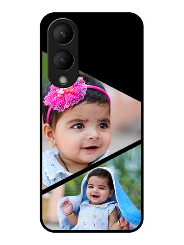 Custom Vivo Y17s Custom Glass Phone Case - Semi Cut Design