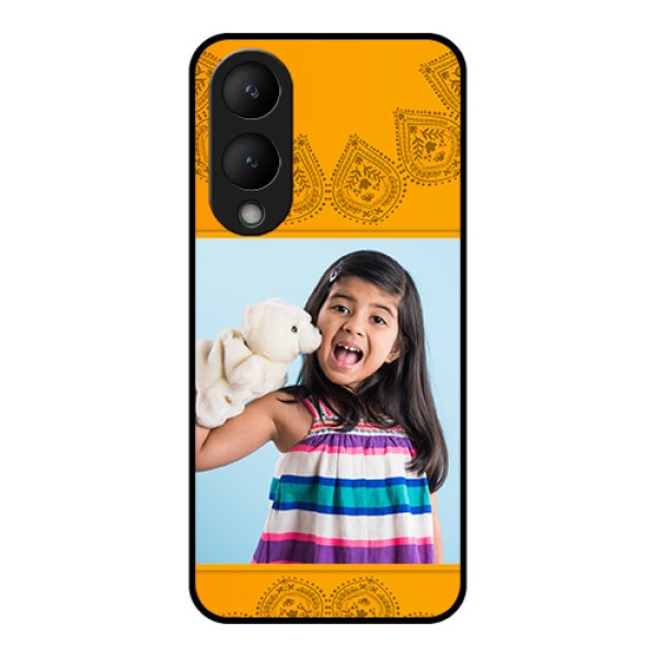 Vivo Y17s Custom Glass Phone Case - Photo Wedding Design