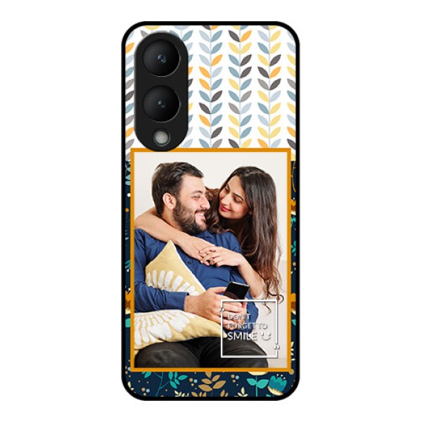 Vivo Y17s Custom Glass Phone Case - Pattern Design