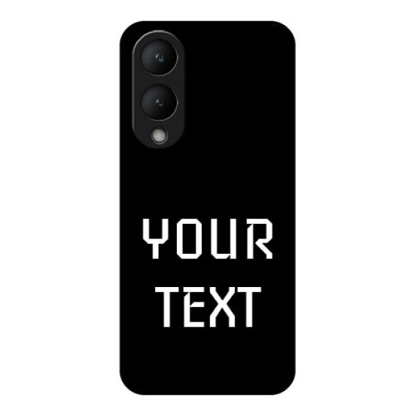 Vivo Y17s Custom Glass Phone Case - Your Name Design