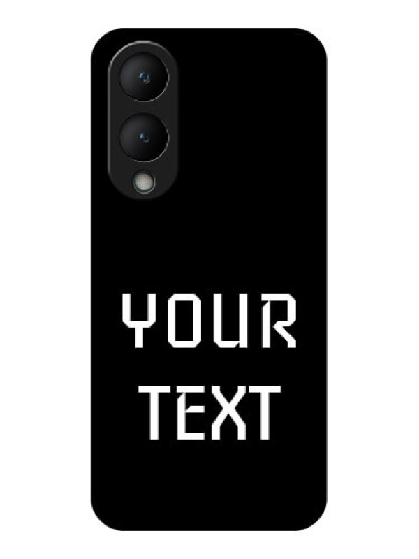 Custom Vivo Y17s Custom Glass Phone Case - Your Name Design