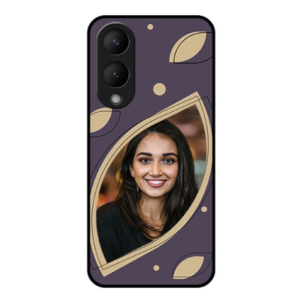 Vivo Y17s Custom Glass Phone Case - Falling Leaf Design