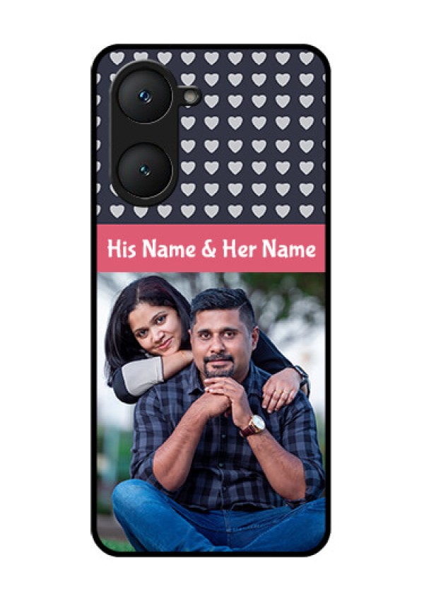 Vivo Y18 Custom Glass Phone CaseLove Symbols Design